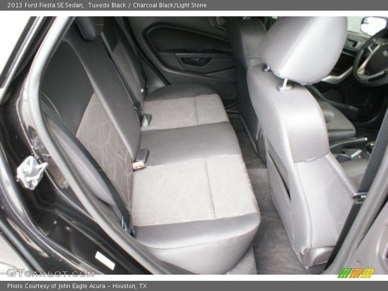 Tuxedo Black / Charcoal Black/Light Stone 2013 Ford Fiesta SE Sedan