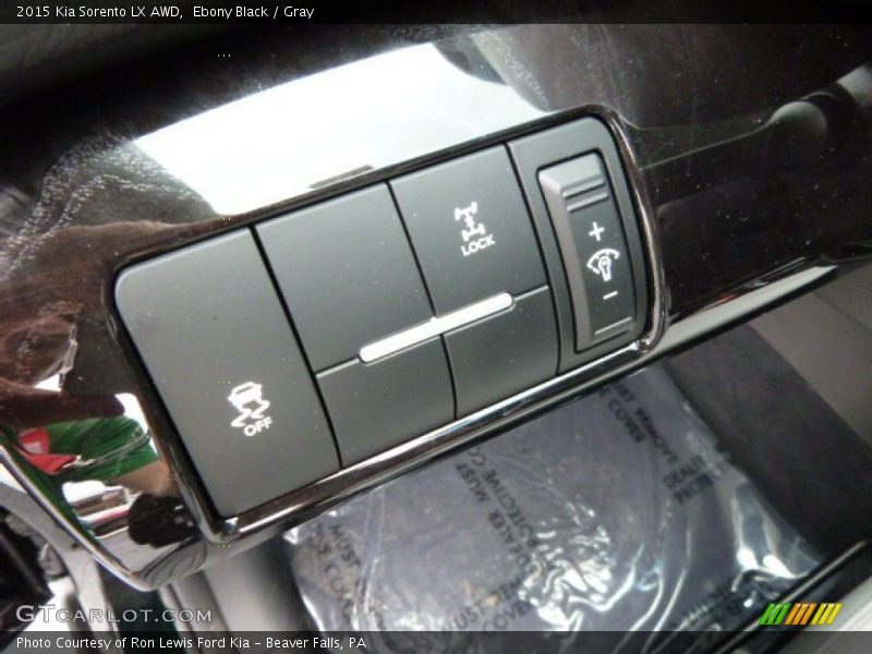 Ebony Black / Gray 2015 Kia Sorento LX AWD