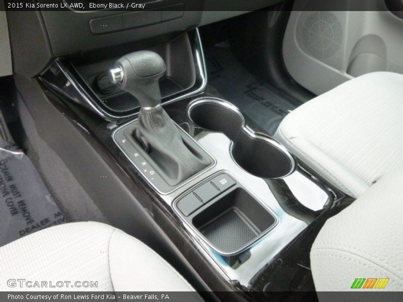 Ebony Black / Gray 2015 Kia Sorento LX AWD