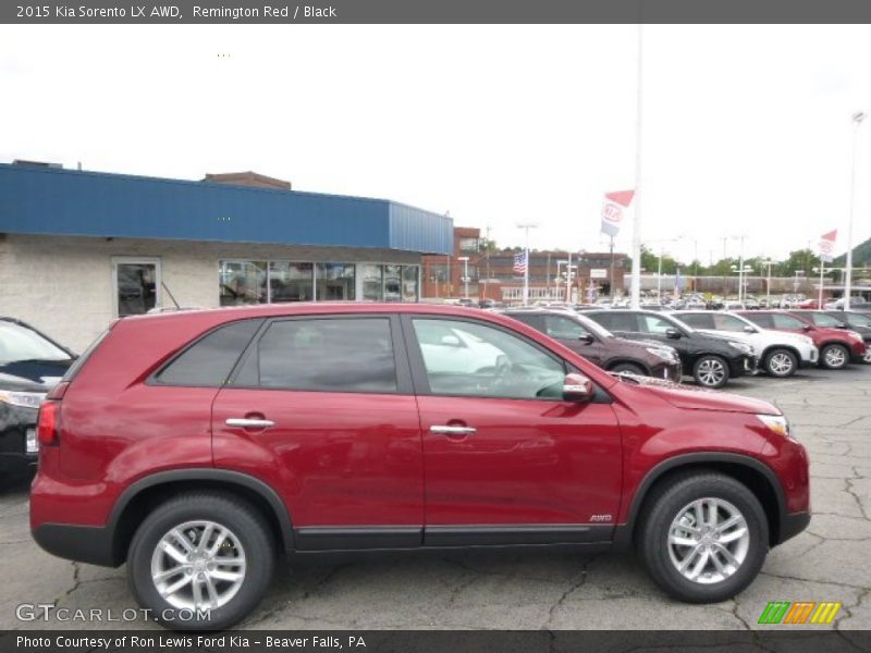 Remington Red / Black 2015 Kia Sorento LX AWD