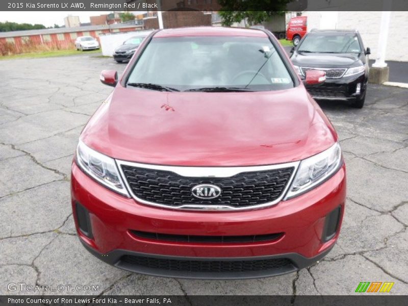 Remington Red / Black 2015 Kia Sorento LX AWD