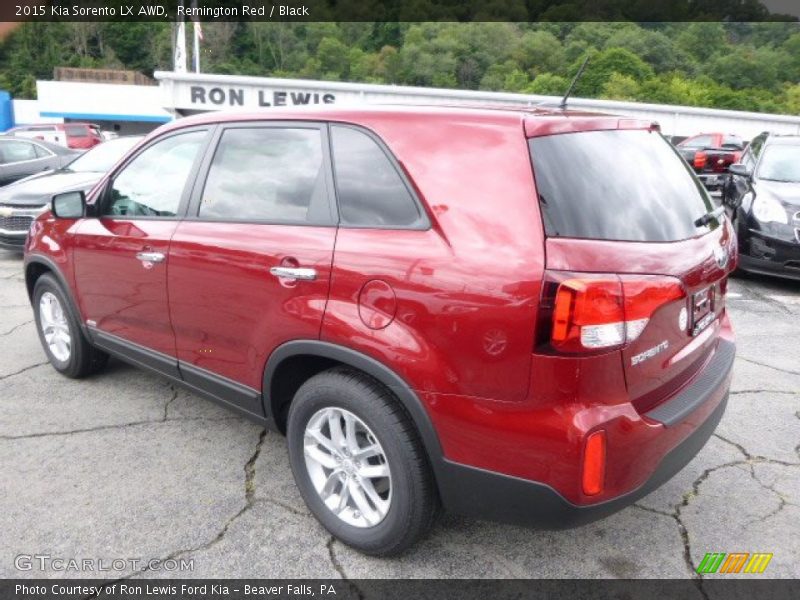 Remington Red / Black 2015 Kia Sorento LX AWD