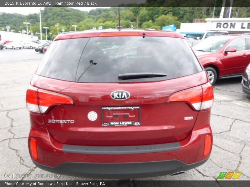 Remington Red / Black 2015 Kia Sorento LX AWD