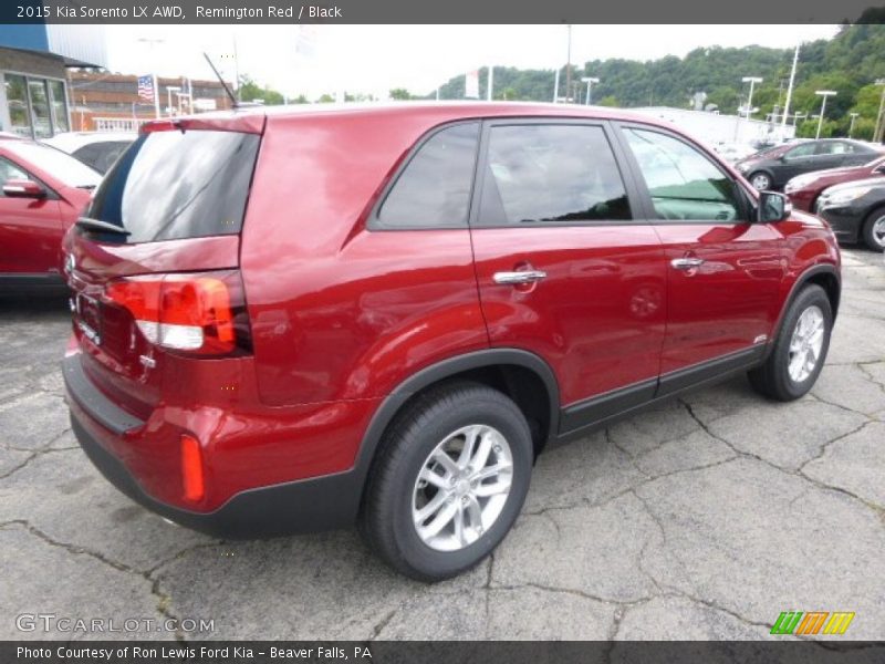 Remington Red / Black 2015 Kia Sorento LX AWD