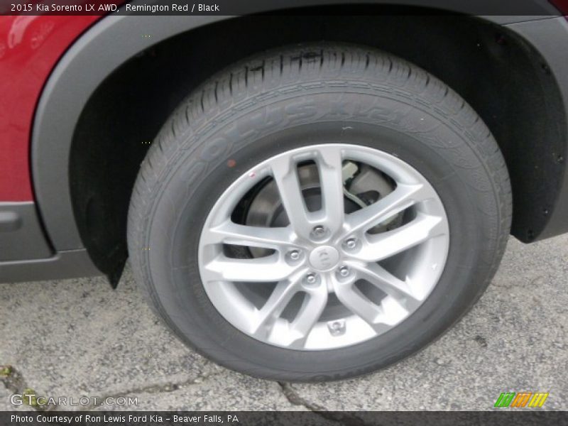 Remington Red / Black 2015 Kia Sorento LX AWD