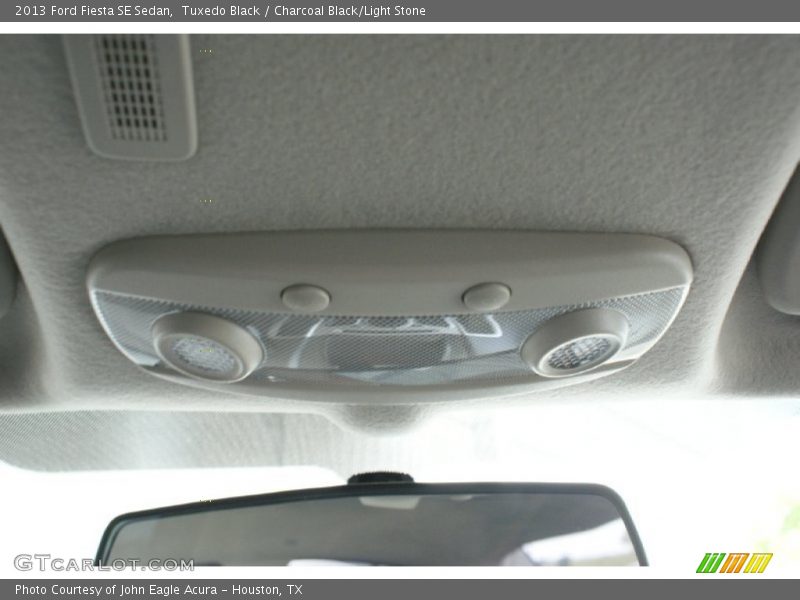 Tuxedo Black / Charcoal Black/Light Stone 2013 Ford Fiesta SE Sedan