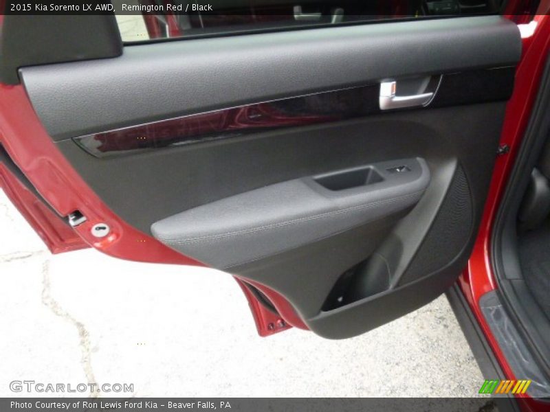Remington Red / Black 2015 Kia Sorento LX AWD