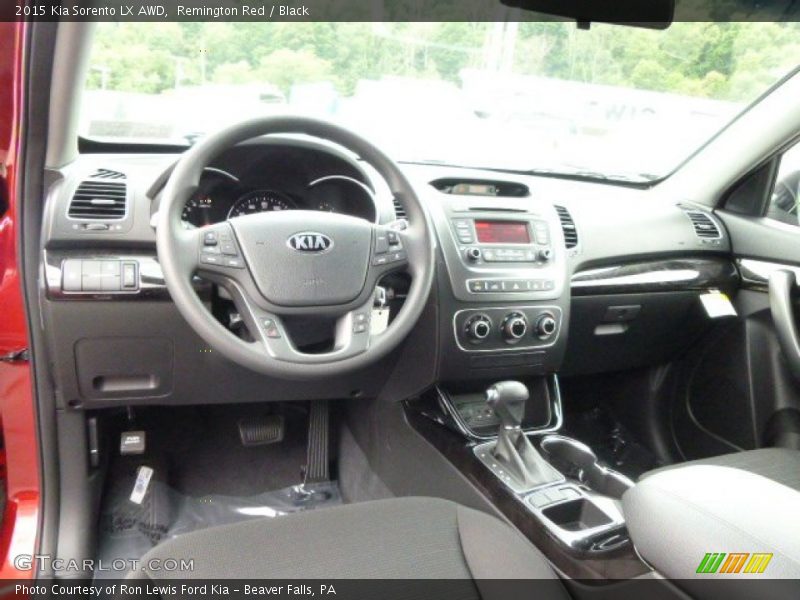 Remington Red / Black 2015 Kia Sorento LX AWD