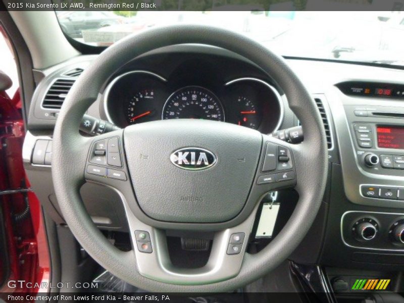 Remington Red / Black 2015 Kia Sorento LX AWD