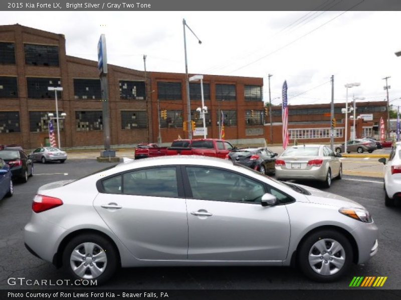 Bright Silver / Gray Two Tone 2015 Kia Forte LX