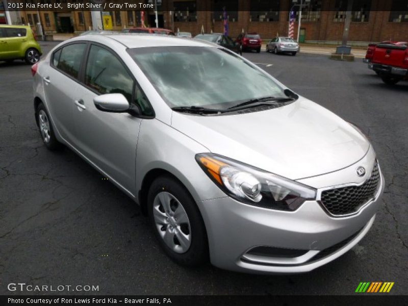 Bright Silver / Gray Two Tone 2015 Kia Forte LX