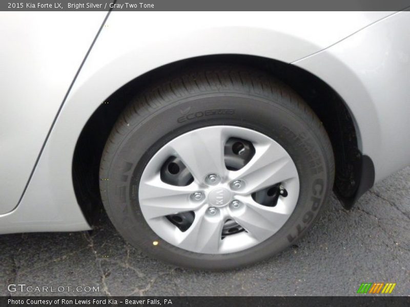 Bright Silver / Gray Two Tone 2015 Kia Forte LX