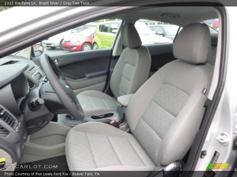 Bright Silver / Gray Two Tone 2015 Kia Forte LX
