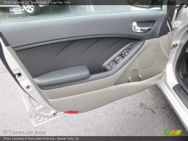 Bright Silver / Gray Two Tone 2015 Kia Forte LX