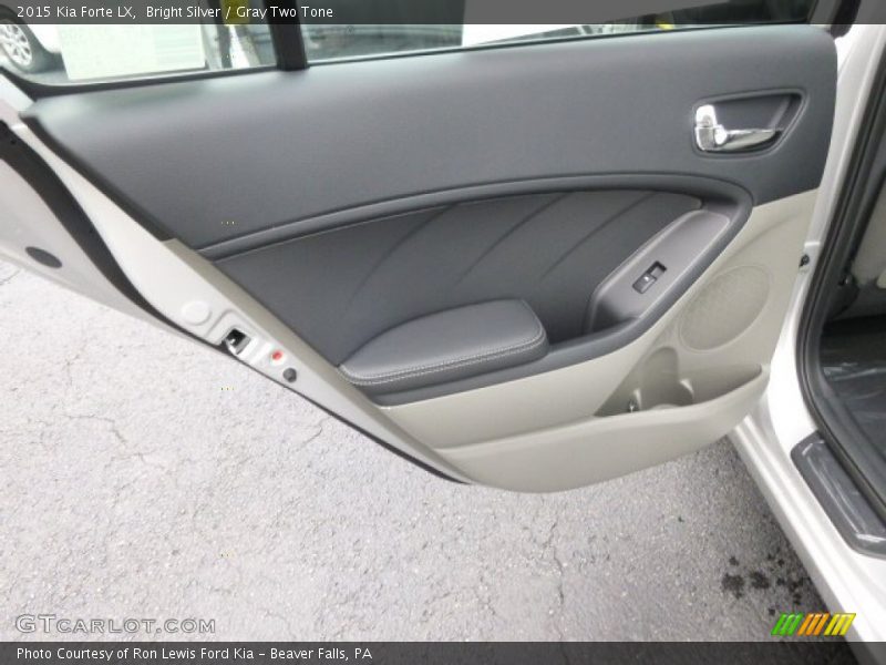 Bright Silver / Gray Two Tone 2015 Kia Forte LX