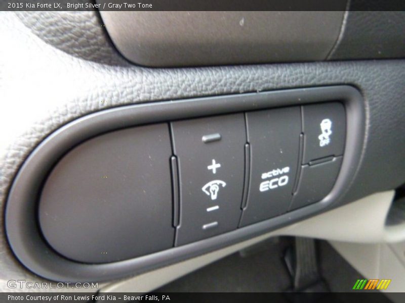 Bright Silver / Gray Two Tone 2015 Kia Forte LX