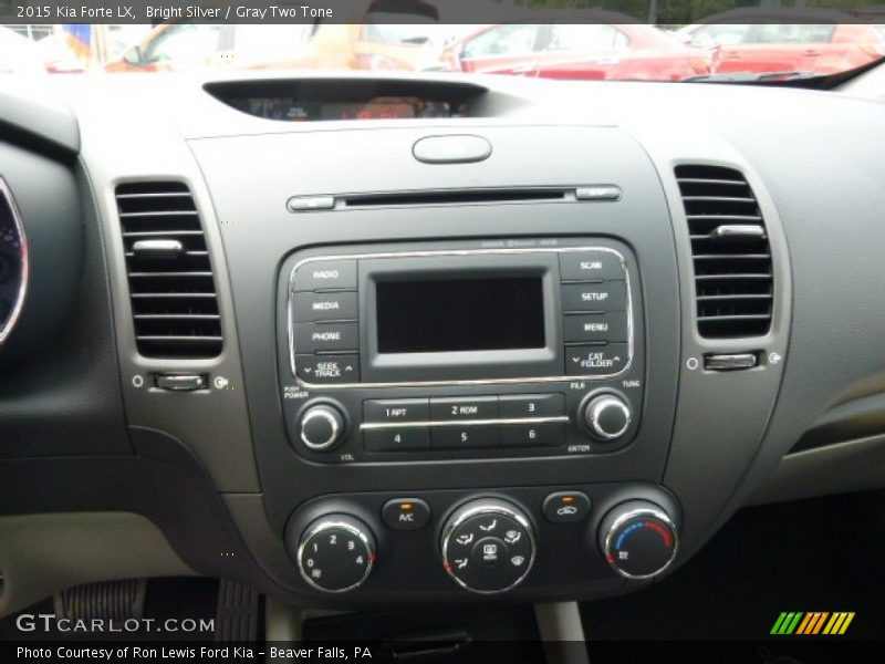 Bright Silver / Gray Two Tone 2015 Kia Forte LX