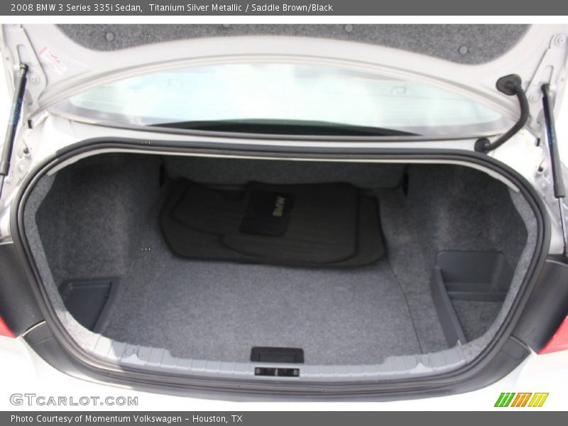 Titanium Silver Metallic / Saddle Brown/Black 2008 BMW 3 Series 335i Sedan