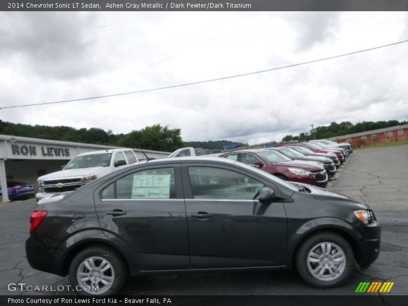Ashen Gray Metallic / Dark Pewter/Dark Titanium 2014 Chevrolet Sonic LT Sedan
