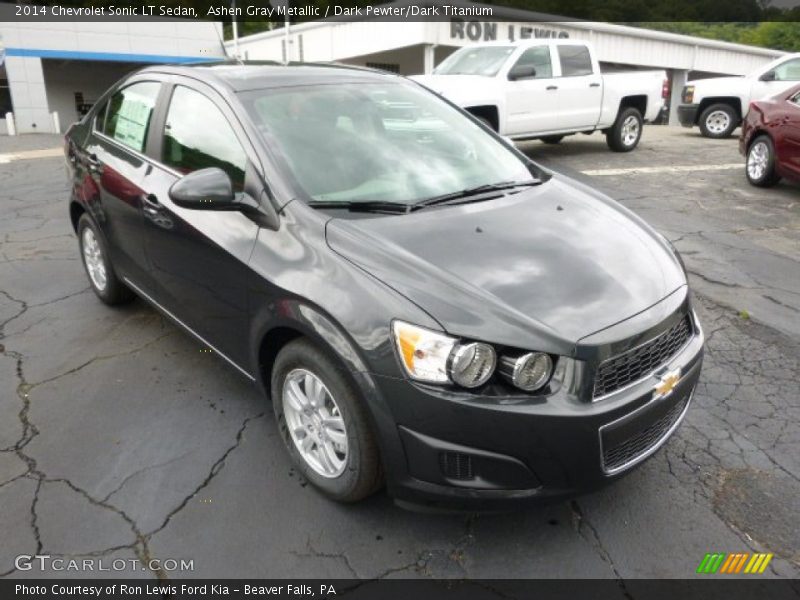 Ashen Gray Metallic / Dark Pewter/Dark Titanium 2014 Chevrolet Sonic LT Sedan