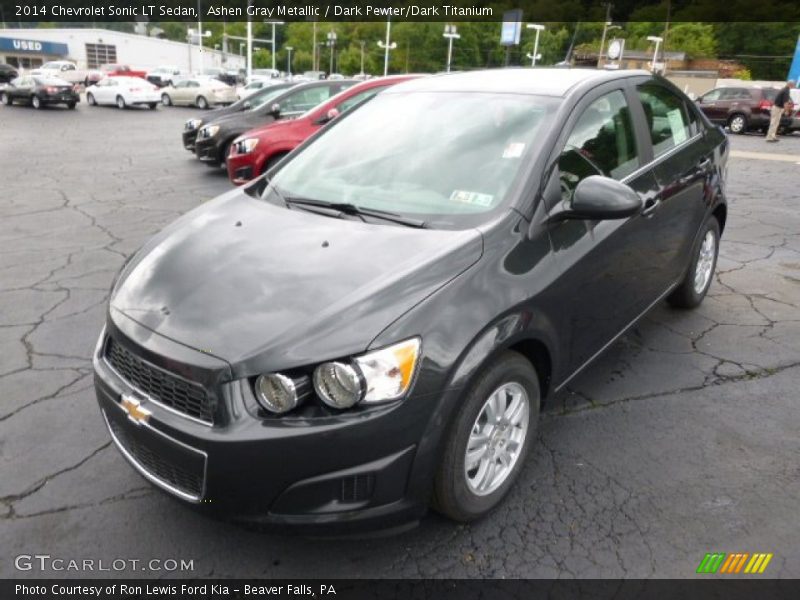 Ashen Gray Metallic / Dark Pewter/Dark Titanium 2014 Chevrolet Sonic LT Sedan