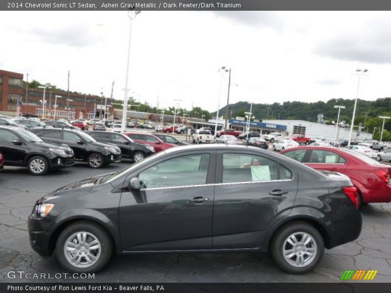 Ashen Gray Metallic / Dark Pewter/Dark Titanium 2014 Chevrolet Sonic LT Sedan