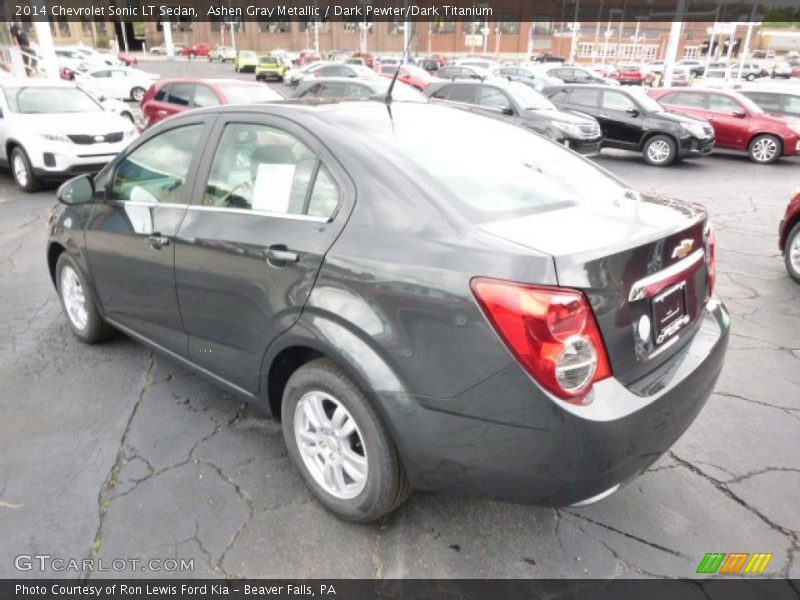 Ashen Gray Metallic / Dark Pewter/Dark Titanium 2014 Chevrolet Sonic LT Sedan
