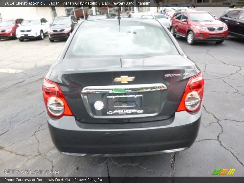 Ashen Gray Metallic / Dark Pewter/Dark Titanium 2014 Chevrolet Sonic LT Sedan