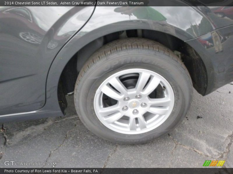 Ashen Gray Metallic / Dark Pewter/Dark Titanium 2014 Chevrolet Sonic LT Sedan