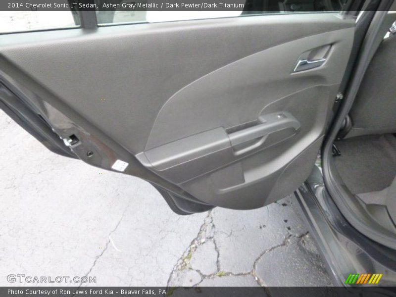 Ashen Gray Metallic / Dark Pewter/Dark Titanium 2014 Chevrolet Sonic LT Sedan
