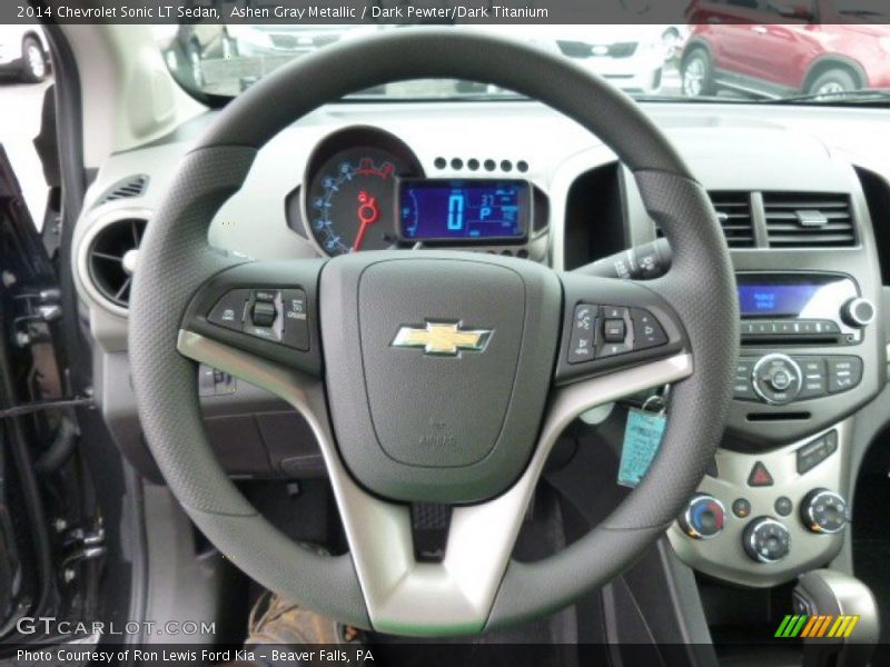 Ashen Gray Metallic / Dark Pewter/Dark Titanium 2014 Chevrolet Sonic LT Sedan