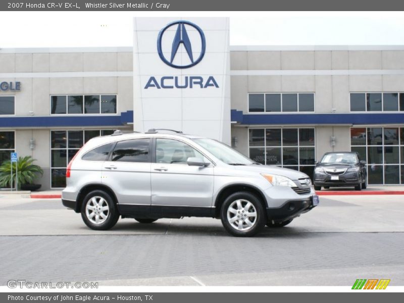 Whistler Silver Metallic / Gray 2007 Honda CR-V EX-L