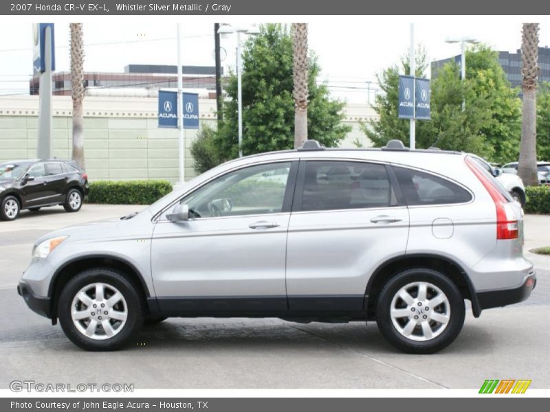 Whistler Silver Metallic / Gray 2007 Honda CR-V EX-L