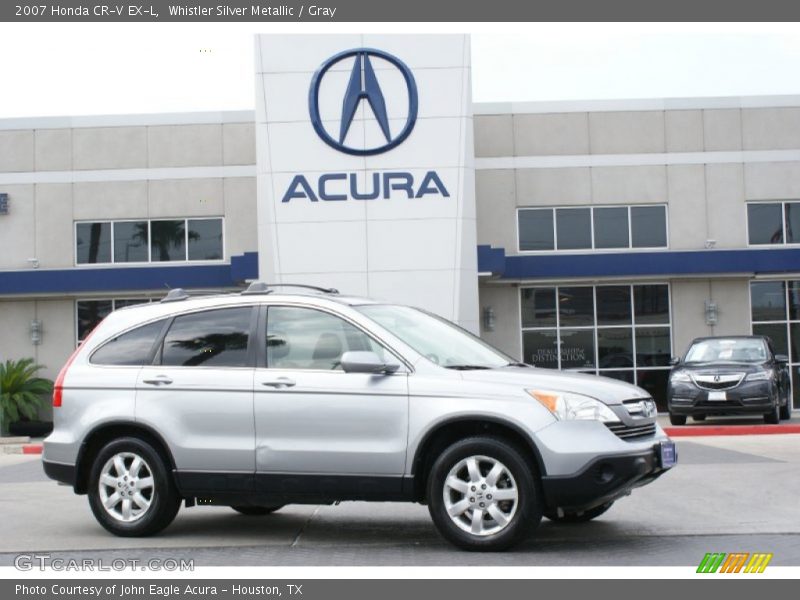 Whistler Silver Metallic / Gray 2007 Honda CR-V EX-L