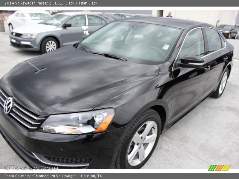 Black / Titan Black 2014 Volkswagen Passat 2.5L SE