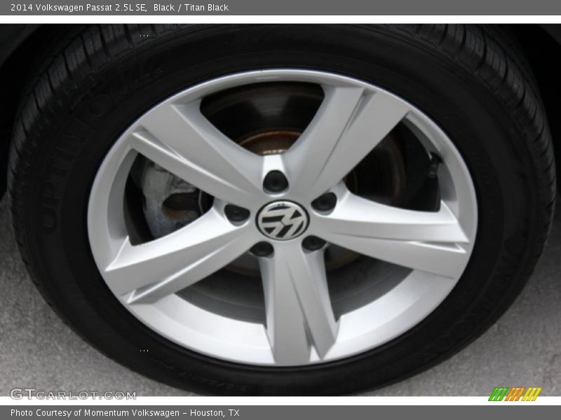 Black / Titan Black 2014 Volkswagen Passat 2.5L SE