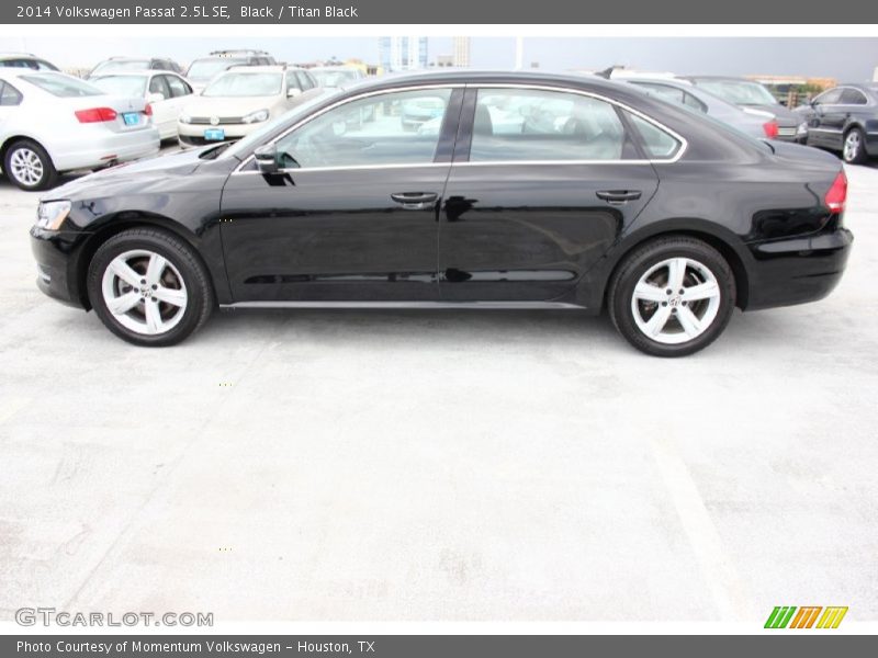 Black / Titan Black 2014 Volkswagen Passat 2.5L SE