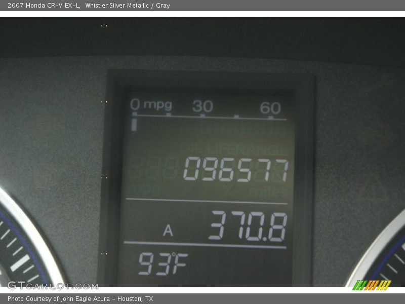 Whistler Silver Metallic / Gray 2007 Honda CR-V EX-L