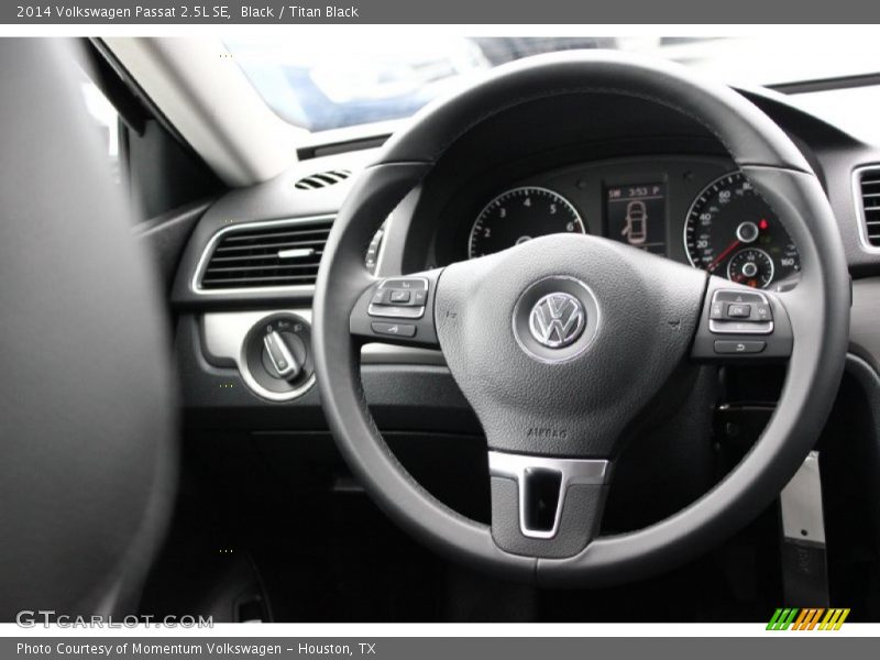 Black / Titan Black 2014 Volkswagen Passat 2.5L SE