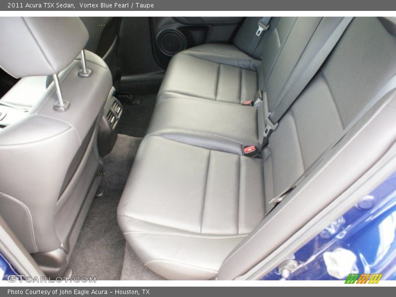 Vortex Blue Pearl / Taupe 2011 Acura TSX Sedan