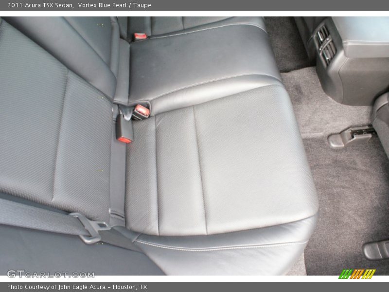Vortex Blue Pearl / Taupe 2011 Acura TSX Sedan