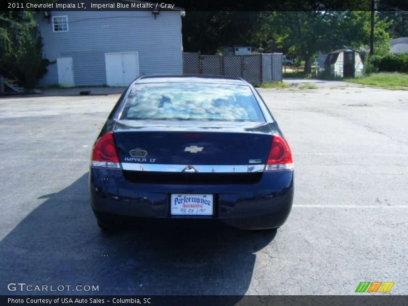 Imperial Blue Metallic / Gray 2011 Chevrolet Impala LT