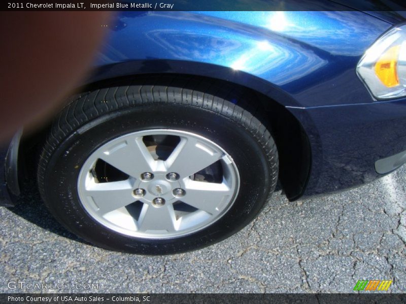Imperial Blue Metallic / Gray 2011 Chevrolet Impala LT