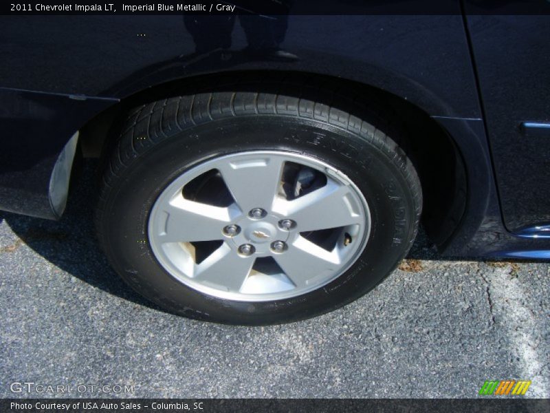 Imperial Blue Metallic / Gray 2011 Chevrolet Impala LT