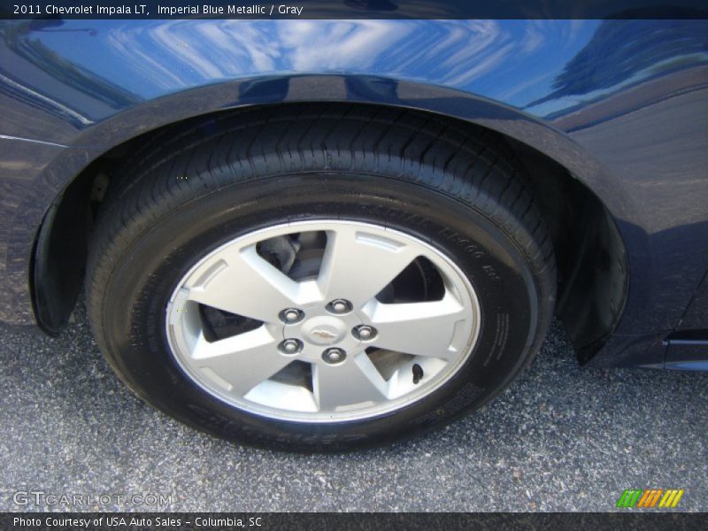 Imperial Blue Metallic / Gray 2011 Chevrolet Impala LT