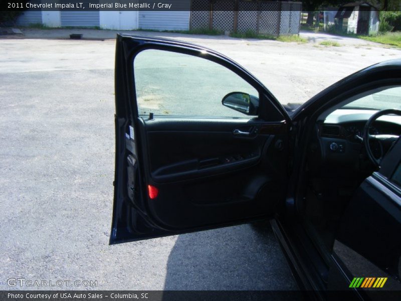 Imperial Blue Metallic / Gray 2011 Chevrolet Impala LT