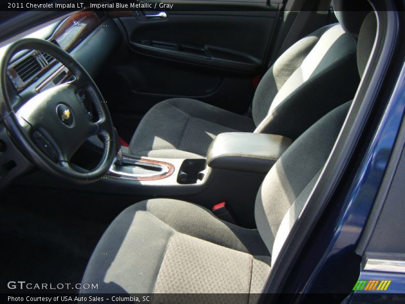 Imperial Blue Metallic / Gray 2011 Chevrolet Impala LT