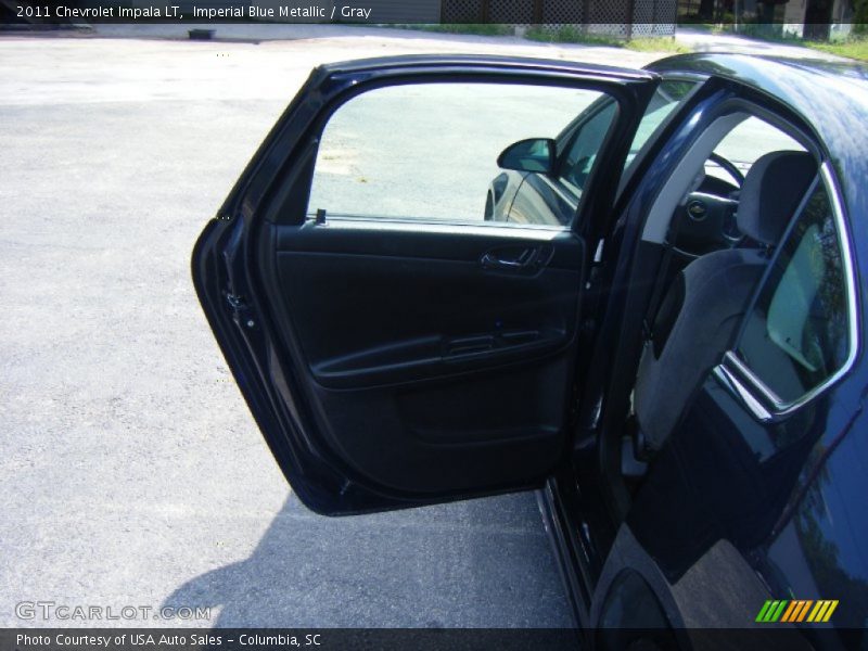 Imperial Blue Metallic / Gray 2011 Chevrolet Impala LT