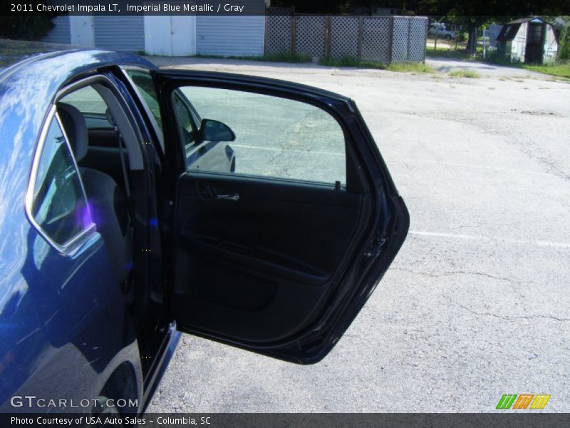 Imperial Blue Metallic / Gray 2011 Chevrolet Impala LT
