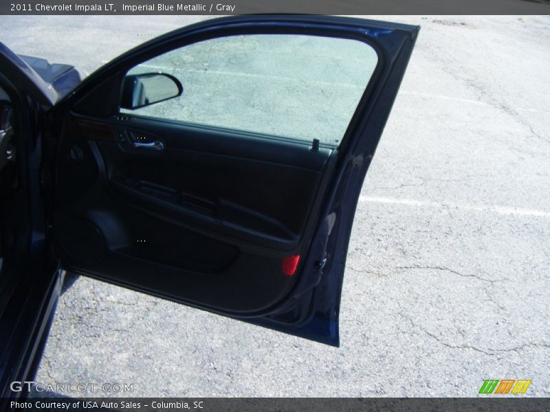 Imperial Blue Metallic / Gray 2011 Chevrolet Impala LT